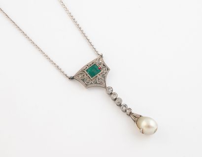 White gold (750) and platinum (850) forçat...