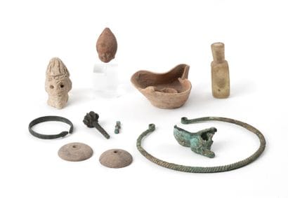Levant, Late Bronze Age.
An open torque with...