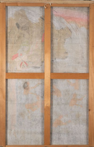 Indian school, 20th century
Two canvases...