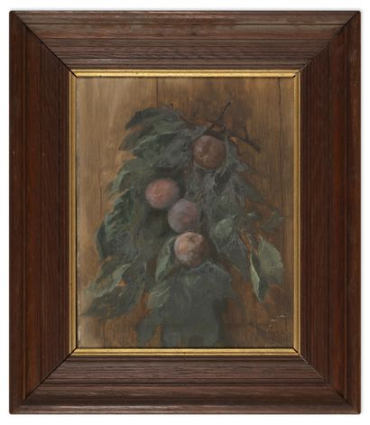 Georges HAQUETTE (1854-1906)
Plum branches...