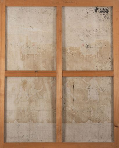 Indian school, 20th century
Two canvases...