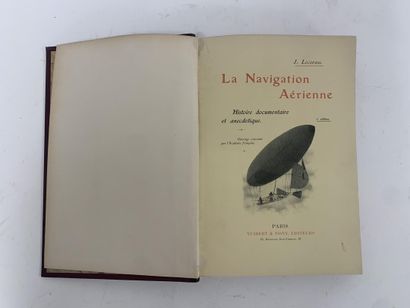 Lot of books:
* 4 In-12 books, brown leather...