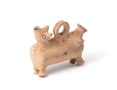 Levant, Hellenistic period.
Zoomorphic jug
Pink...