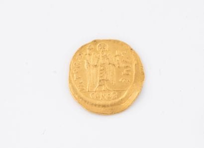 PHOCAS (602-610) 
Solidus gold.
4.44 g.
TTB...