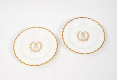Manufacture de SEVRES
Two white porcelain...