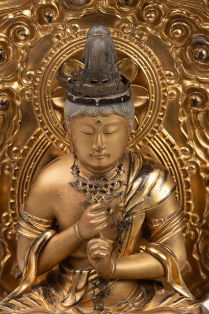 JAPAN, late Edo period - early 20th century
Seated...