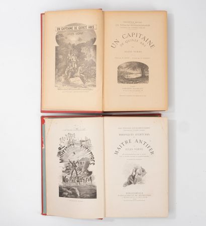 Jules VERNE
Lot of two books:
- Mirifiques...