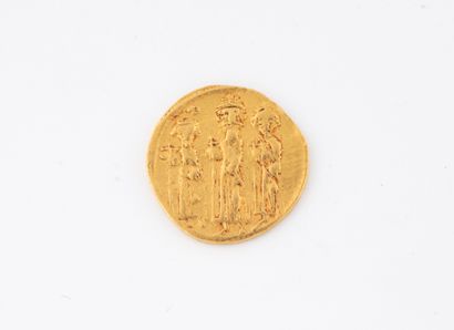 HERACLIUS and his sons (614-641)
Constantinople.
Solidus...