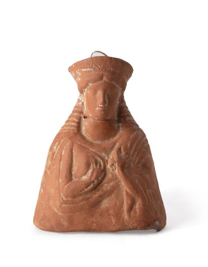 Rhodes, early 5th century B.C.
Female protome...