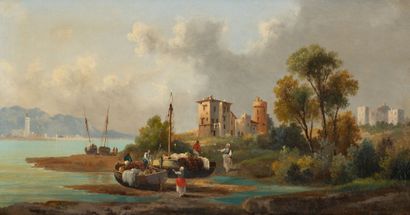 Alphonse LEVY (1843-1918)
Fishing boats on...