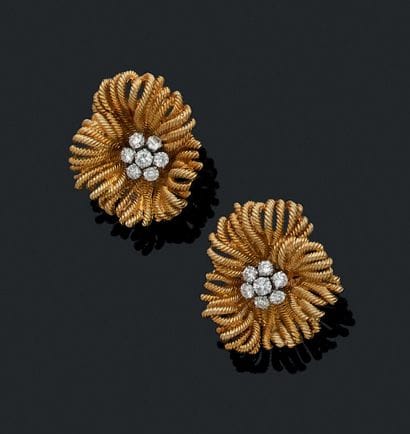 VAN CLEEF & ARPELS
Paire de clips d'oreilles...