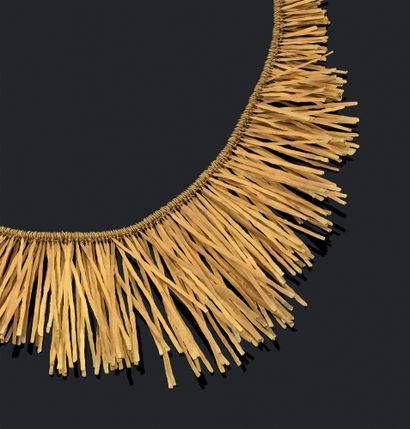 Attractive necklace in yellow gold (750)...