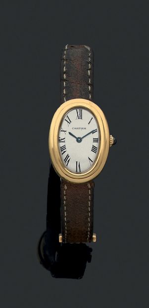 CARTIER, Bathtub
Ladies' wristwatch, small...