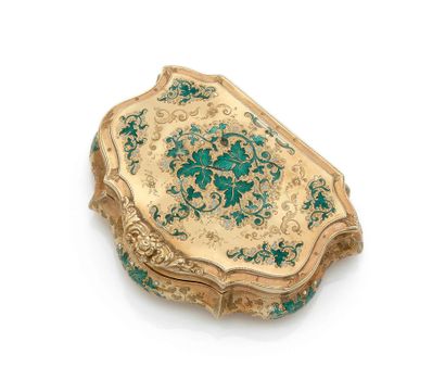 HANAU or SWITZERLAND, circa 1845-1860
Yellow...