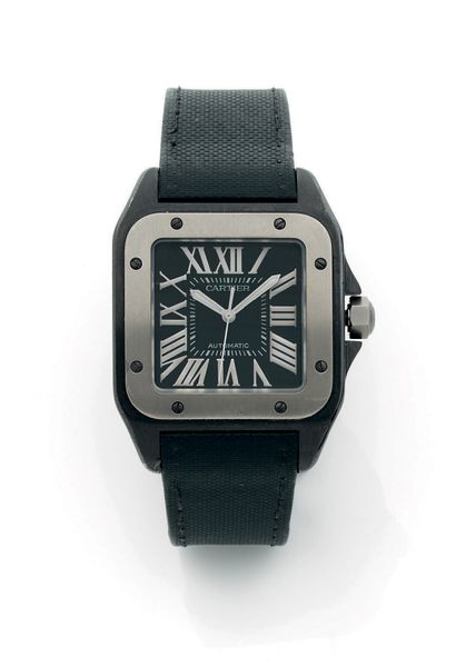 CARTIER, Santos 100
Fine men's wristwatch,...