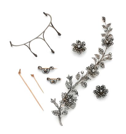 FRANCE, circa 1880
Important aspen brooch...