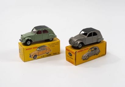 DINKY TOYS
Lot including :
-2 CV Citroën...