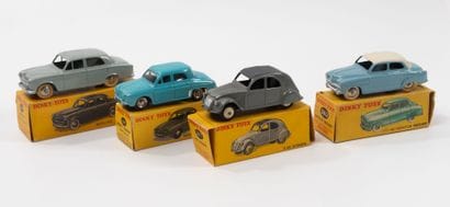 DINKY TOYS FRANCE
Lot including :
-Sedan...