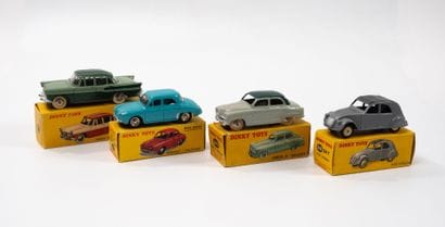 DINKY TOYS FRANCE
Lot including:
-Simca Vedette...