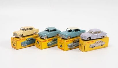 DINKY TOYS FRANCE
Lot including :
-Peugeot...