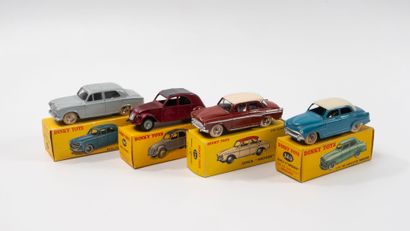 DINKY TOYS FRANCE
Lot including :
-Sedan...