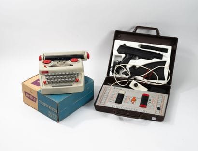 - Visomatic 101 console.
- Small typewri...