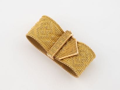 Beautiful belt bracelet in yellow gold (750)...