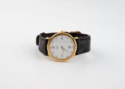 OMEGA
Men's wristwatch.
Yellow gold (750)...