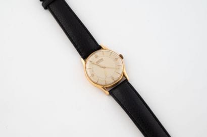 MERODIA
Men's wristwatch, round case in yellow...
