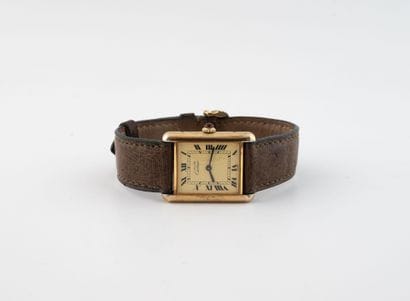 CARTIER Must Tank
Ladies' wristwatch, rectangular...