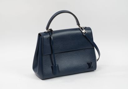 LOUIS VUITTON
Cluny handbag in blue herringbone...