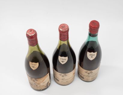 VOSNE-ROMANEE
1 bottle, 1947.
Thomas Bassot,...