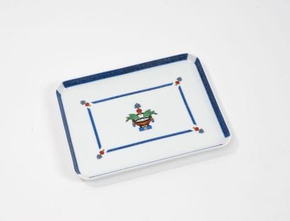 CARTIER, LIMOGES
Small square pocket with...