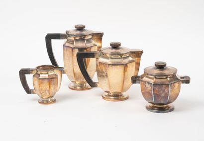 GALLIA
Tea and coffee set (4 pieces) in silver-plated...