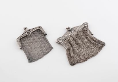 Set of two small (800) silver 