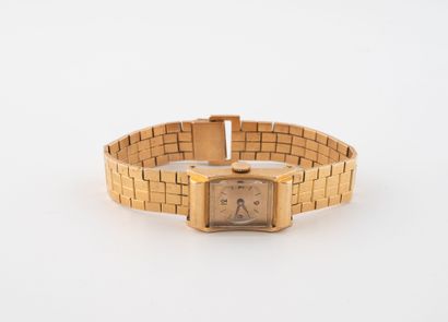 Ladies' wristwatch in yellow gold (750),...
