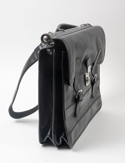 LONGCHAMP
Black leather briefcase Le Foulonné...