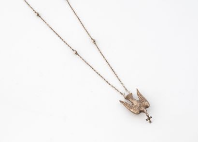 Saint Esprit silver necklace (800) forming...