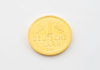 GERMANY 
One gold deutche mark, 2001. 
Weight...