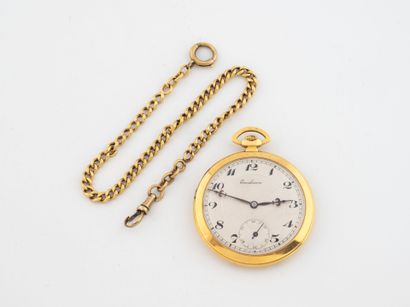EXCELSIOR
Yellow gold (750) gousset watch...