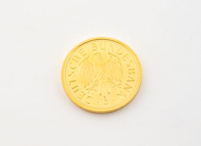 GERMANY 
One gold deutche mark, 2001. 
Weight...
