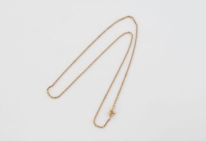 Yellow gold (750) forçat chain.
Weight :...