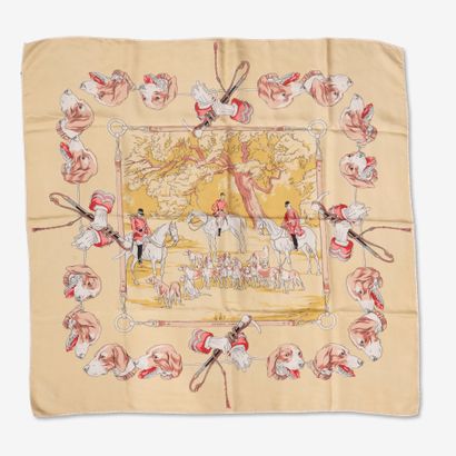 HERMES
Silk twill square, 