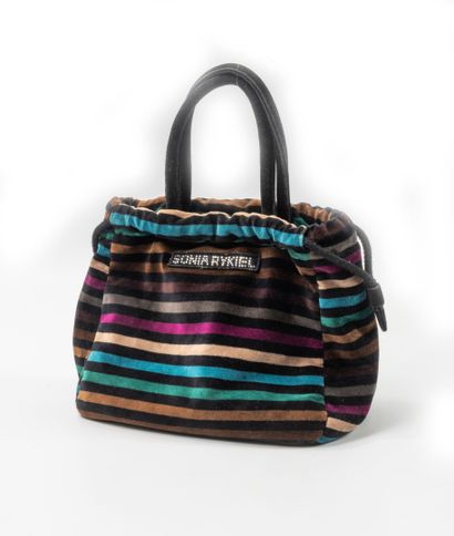 Sonia RYKIEL
Velvet pouch bag with multicolored...