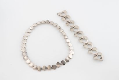 DENMARK
Set (recomposed) in silver (925)...