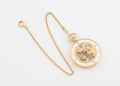 VUILLEMIN REGNIER
Skeleton pocket watch in...