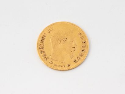 FRANCE 
Coin de 10 francs or Napoléon III...