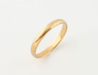 Wedding band in yellow gold (750).
Weight:...