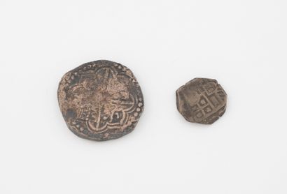 Spanish colonies, 17th century
Two silver...
