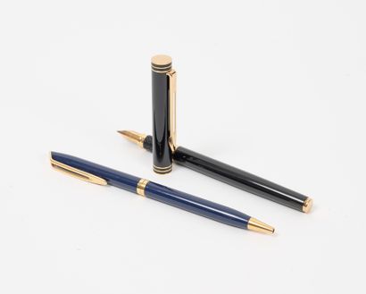 WATERMAN Paris
Set of two pens, a black resin...